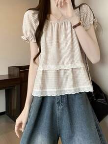 Women Blouses & Shirts - Baby Blue - View 10