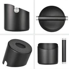 1pc Stainless Steel Espresso Coffee Grounds Collection Box With Removable Knock Bar And Non-Slip Rubber Base - Multicolor - View 5