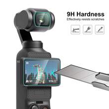 PULUZ 9H 2.5D HD Tempered Glass Lens Protector + Screen Protector For OSMO Pocket 3 - View 3