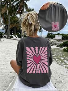 Plus Size T-Shirts - Black - View 1