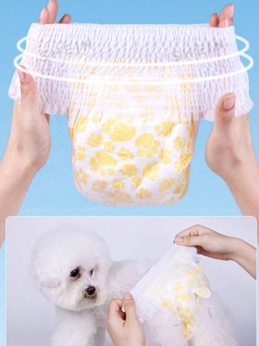 Dono 母犬尿布 2入/包，超強吸水，適用於衝動排尿/尿失禁/發情期護理，適合小型犬與中大型犬，狗狗專用衛生尿布褲，寵物用品，萬聖節/感恩節/聖誕節禮物