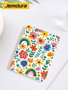 Ins 風格極簡植物葉花卉印花，適用於 Kindle NK 11/Ko-Bo/Kindle Youth Edition/Kindle Paperwhite 5, Kindle 2024 保護殼/平板電腦三折立式保護殼，具備自動喚醒/睡眠功能，輕巧方便，完美貼合保護您的閱讀設備，適合兒童禮物 / 家庭禮物 - 彩色 - 查看 12