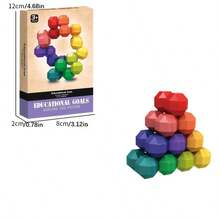 3D Puzzle DIY Educational Set - Colorful Beads Interactive Brain Game, Multi-Functional Gift For Teens And Children, Best Choice For Christmas - Multicolor - View 4