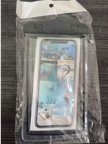 1個多色通用防水手機袋,適用於海灘與旅行,自封式雙重鎖扣設計,高透明清晰外觀並具發光功能,潛水攝影、漂流、衝浪、海灘玩樂手機保護套,輕便便攜耐磨防震,有效保護手機安全與乾燥,隔絕海水、雨水與灰塵,戶外旅行、度假、徒步、露營必備手機配件,相容多款主流機型,男女通用旅行必備,生日禮物、聖誕禮物、情人節禮物 - 防水收納袋 - 查看 15