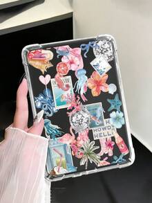 1個夏季花卉Kindle透明保護殼，防震，全覆蓋透明外殼，矽膠軟殼，相容於Kindle第11代2022/Kindle Paperwhite第12代2024/Kindle Colorsoft Signature Edition，Clara顏色/黑色/白色/2E - 彩色 - 查看 3