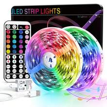 3ft-100ft Led Strip Lights For Room Decor, Remote Control Color Changing Strip Lighting Can Adjust Color And Brightness, 6 DIY Modes, Led Lights For Bedroom Decor, Home Decor, TV Backlight, Living Room, Kitchen - Type - View 2