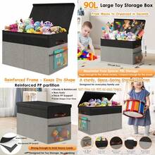 Toy Storage - Gray and Black - View 1