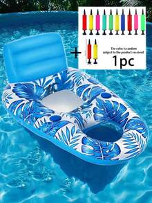 Flotador inflable para adultos - Silla flotante para piscina, balsa flotante, juguete flotante para el agua, apto para piscina, lago, con portavasos, juguete para fiesta en la playa para adultos - Multicolor - Ver 14