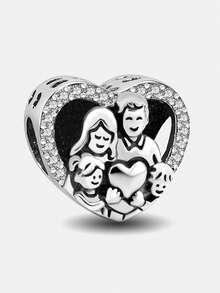 1Pc Fashionable Cat Loving Girl Heart-Shaped Bead For Various Professional Disciplines Fit For Women Bracelets Bangles DIY Jewelry Making And Daily - Beads - View 13