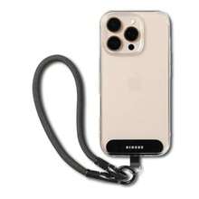 Ringke Holder Link Flow Hand U-Type Strap, Correa de Muñeca y Mano Desmontable Universal para Teléfono Móvil con Parche - Negro tranquilo - Ver 8