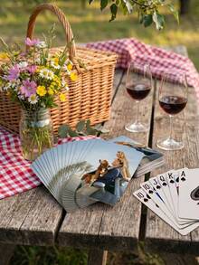 Custom Photo Poker Cards For Couples, Personalized Valentine's Day Couple Playing Cards,Personalized Couple Deck As A Sentimental Gift For Him/Her, Personalized Deck For Picnics, Camping & Outdoor Game Nights - Multicolor - View 5