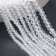 50pcs Crystal Ball Beads Multi-Faceted Glass Loose Beads Handmade Beading DIY Bracelet Necklace Phone Chain Rhombus Cut Beads Accessories - Multicolor - View 5