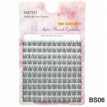 New Fox-Style Straight Eyelashes, 10 Rows, Large Capacity, Slanted Winged, Big Eye Effect, Lightweight, Soft, Fashionable, 3D Natural Thick, Devil Girl Cartoon Style - View 14