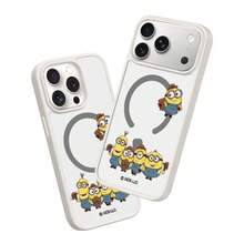 Miniso Despicable Me Minions MagSafe Magnetic Charging Compatible With IPhone 17/18 Pro/18 Pro Max/17 Pro/17 Pro Max/17 Air/16 Pro Max/15 Pro/15 Pro Max/14/13/15 Pro/12 Pro/16 Plus Cartoon Cute Girls Transparent Protective Case Compatible With Apple - White - View 2