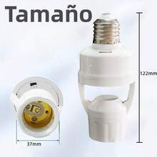 LED Light With Motion Sensor, Screw Base, Automatic On,  For Home, Patio And Hallways - White - View 4