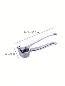 1 Piece Multifunctional Aluminum Alloy Garlic Press, Manual Garlic And Ginger Crusher, Kitchen Utensils, Easy To Use, Sturdy Structure, No Electricity Required, Manual Garlic Chopper For Garlic, Chili, Onion, Salad, Kitchen Tool - Multicolor - View 9