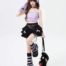 Women Skirts - Burgundy [Super Fluffy Cake Skirt] - View 8