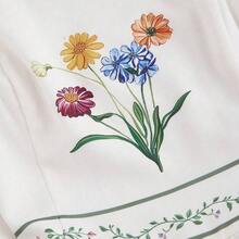 yonghongmaoyi1  MOD Vestido bohemio de mujer con estampado floral vintage - Perfecto para vacaciones, ocasiones románticas; Vestido floral de playa adecuado para vacaciones, citas, picnics, fiestas, bailes de graduación, festivales y cumpleaños; Estilo vintage romántico de corte - Amarillo claro - Ver 4