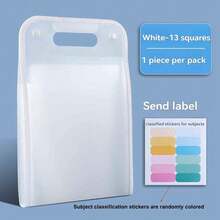 13-Layer Accordion Style File Organizer, Multi-Layer Labeled File Storage Box, Suitable For A4 Size Documents, Ideal For Home And Office Document Organization And Receipt Storage. A Must-Have For School Supplies And Back To School Preparation. - Single Piece - View 9