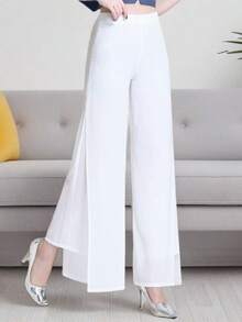 Women Pants - White - View 1