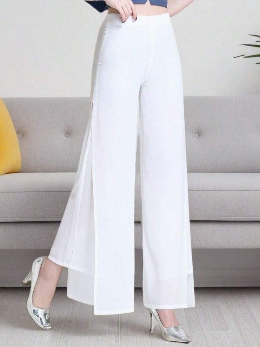 Women Pants - White - View 1