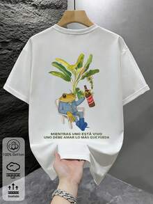 波多黎各Bunny “DtMF”趣味青蛙獨特印花，一件客製化純棉男式合身T卹，度假、旅行、海灘、休閒度假裝扮，趣味休閒時尚百搭, 日常聚會運動嘉年華, 夏季 T 卹、白色上衣、棉質上衣、高品質 T 卹、復古風、學院風、都市風格、Z 世代風格、千禧世代風格、Y2K 風格、簡約風格、簡約風格、千禧風格風格、簡約風格、千禧風格風格、簡約風格、千禧風格書、千禧世代風格、千禧一代風格、千禧一代風格、千禧一代風格、千禧風格風格、千禧風格風格、千禧風格風格、千禧風格風格、千禧風格然後風格：千禧一代風格然後純風格然後：千禧一代風格、千禧世代風格、千禧風格小風格、千禧風格書、千禧風格書、千禧風格書、千禧一代風格、千禧一代風格、千禧一代風格然後：千禧一代風格然後：千禧一代風格：純風格 - 白色10 - 查看 3