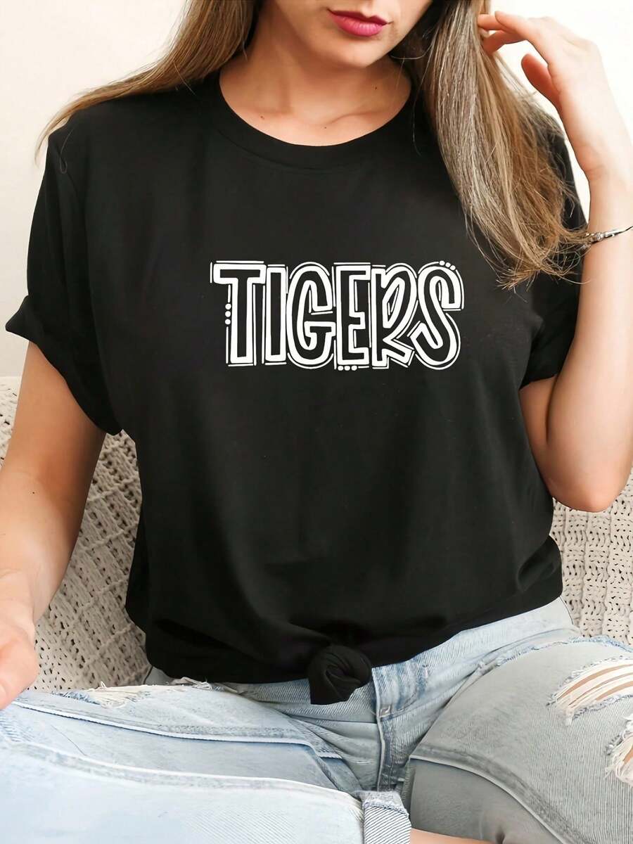 Women T-Shirts - Black - View 1