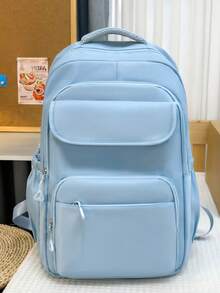 New Versatile Fashionable Minimalist Elegant Travel Backpack, Large Capacity Multifunctional Suitable For Various Occasions (No Accessories Included) - Multicolor - View 14