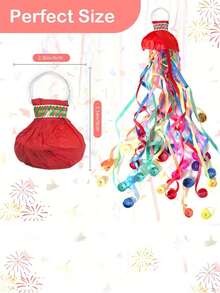 20pcs/10pcs Colorful Confetti, Paper Shreds, Petals, Flower Toss, Meteor Shower Party Poppers, Wedding Party Confetti, Convenient Party Magic Paper, Birthday, Proposal, World Cup, Graduation Season, Carnival Party Celebration Popcorn Poppers - Multicolor - View 5