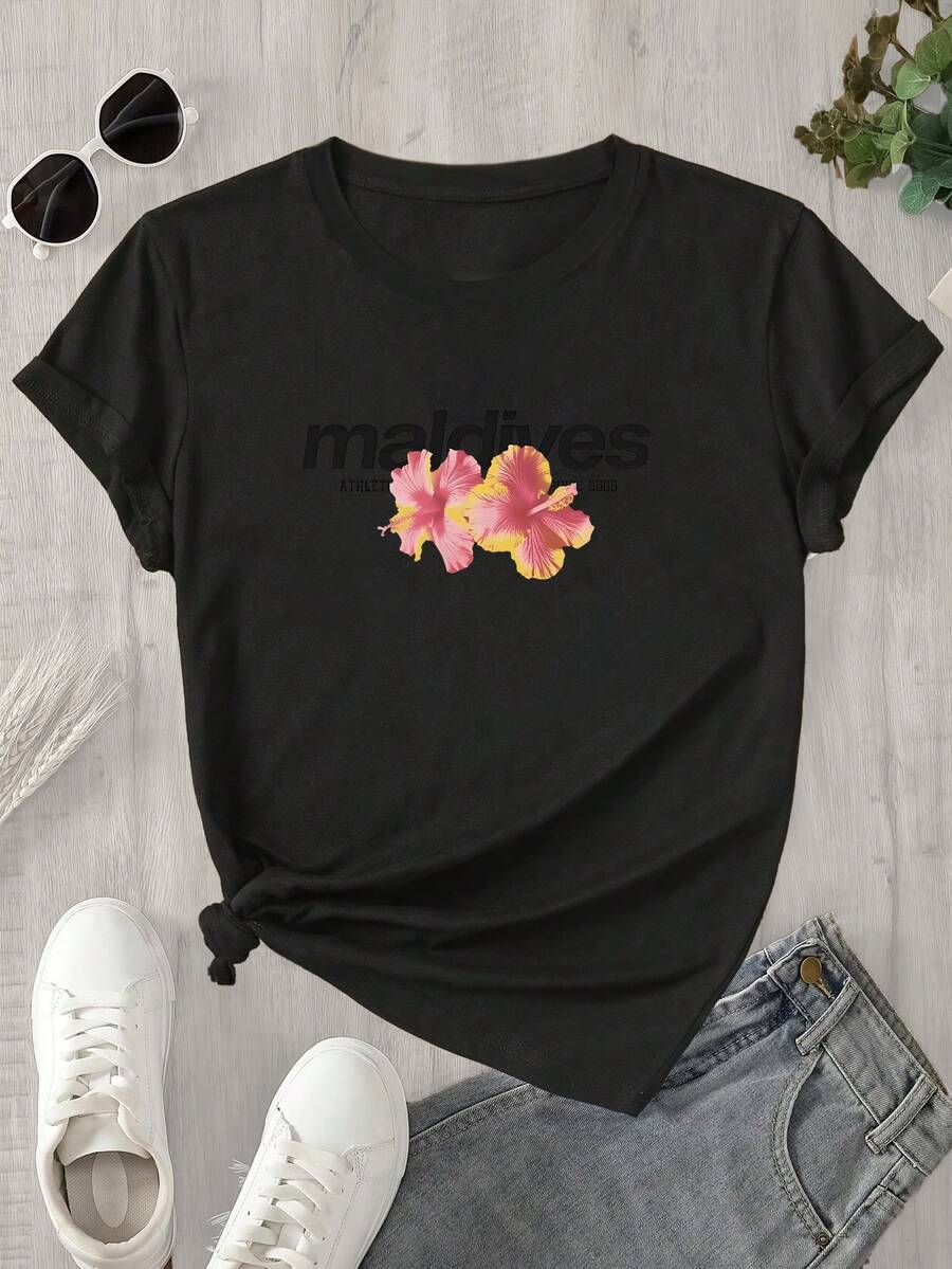 Halloween Graphic T-Shirt - Black - View 1