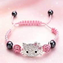 Sanrio 1/Piece Hello Kitty Colorful Bracelet - Colorful Cartoon Character Jewelry, Fashionable And Versatile, Sweet Birthday Gift, Valentine's Day Gift, Suitable For Friends And Family Collection Jewelry, Adjustable Buckle Design, Women's Exclusive, Graduation Season Gift, Party, Festival Party, Four Seasons Perfect Choice - Cartoon - View 17