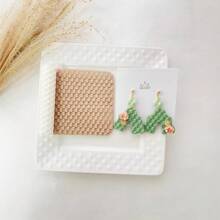Set Rol Tanah Liat Bertekstur - Rol Embossing Plastik dengan Pola Garis, Anyaman & Berlian, Cocok untuk Tanah Liat Polimer, Keramik, Gerabah, Patung, Pembuatan Perhiasan | Alat Tekstur Tanah Liat DIY untuk Anting, Liontin & Kerajinan Tangan - Seri Roller - View 5