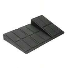 Slant Board For Calf-Stretching - Adjustable Foam Slant Board Wedge Incline Wedge Stretcher For Squats, Foot & Ankle Mobility, Portable Fitness Equipment, Balance Block - Black - View 1