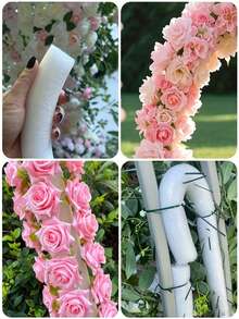1/3pcs Dry & Wet Floral Foam , Polystyrene Foam Blocks, Long Floral Foam For Artificial Flowers,DIY Floral Materials, Handmade Accessories.Suitable For Wedding Bouquets, Floral Decoration Accessories And Craft Projects,Father's Day,Bridesmaid Gifts - Multicolor - View 6