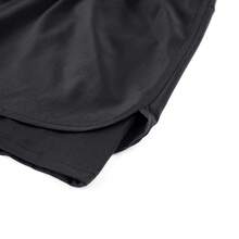 Women's Black Drawstring Shorts, Double Layer Anti-Exposure Beach Vacation Bottoms Sports Summer - Black - View 6