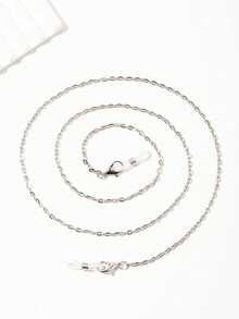 1pc Fashionable Minimalist Metal Eyeglasses Chain, Stylish Eyewear Accessory, Delicate And Beautiful, Suitable As A Gift For Ladies And Friends - Multicolor - View 6