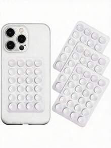 Phone Back Suction Cup Holder, Mark-Free Washable And Reusable, For Dorm Bed Selfie And Desktop Live Streaming, Strong Adhesive Non-Slip And Anti-Fall, For Home Bathroom Makeup And Kitchen Recipe Viewing, Compatible With All Phone Series, Cute Small Gift For Best Friend - Multicolor - View 14