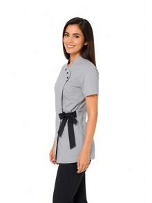 Scrub Tops - Grey - View 2