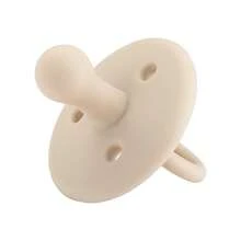 Silicone Pacifier For Newborns, , Soft Silicone Pacifier, Baby Feeding Supplies - Beige - View 8