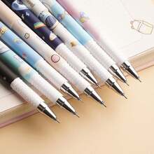 30pcs Panda Cat Erasable Pen Set, Hot Erasable Pen, 0.5mm Blue Ink, Multiple Styles, Suitable For Learning, Office, Party, Gift, - Multicolor - View 5