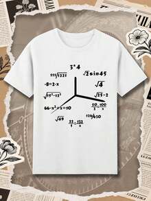 Men Plus Size T-Shirts - 白色 - 查看 2