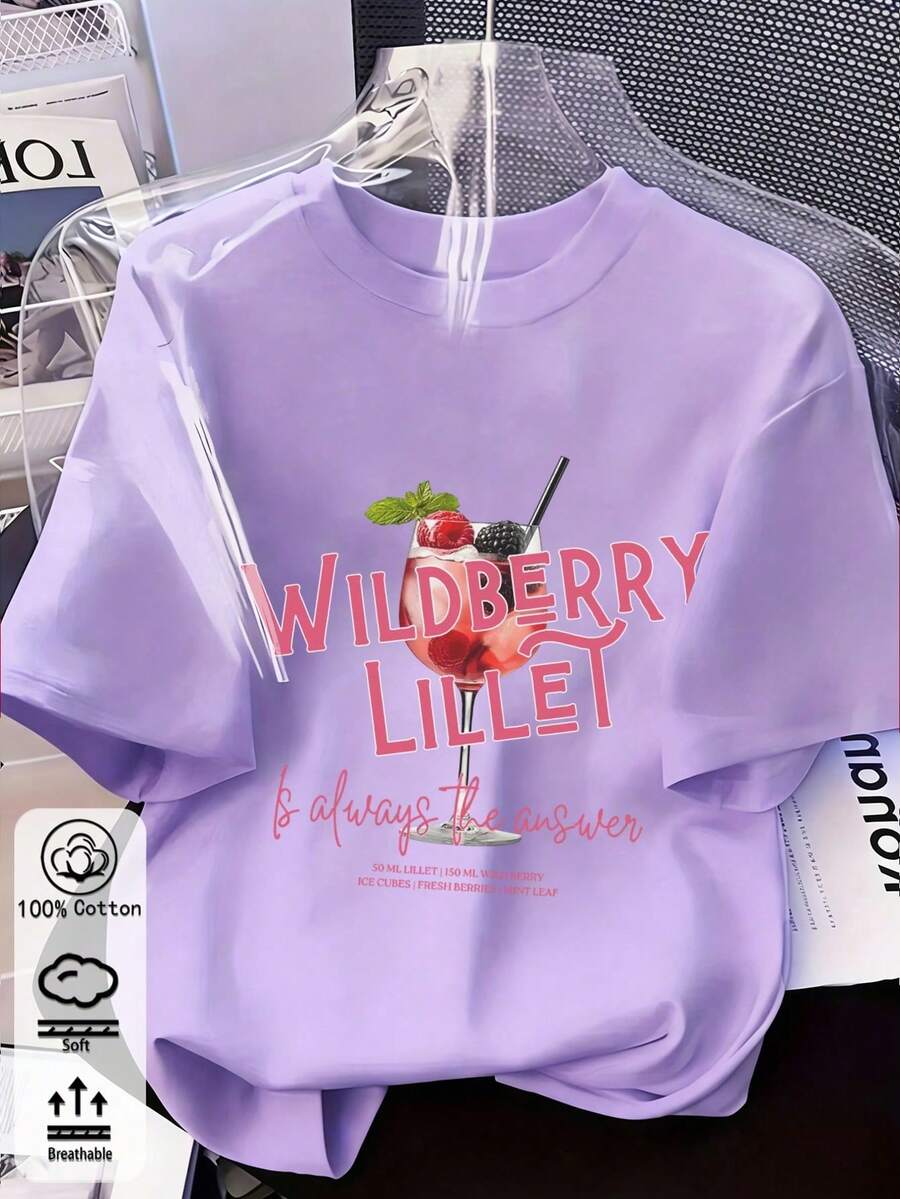 Women T-Shirts - Light Violet Root - View 1