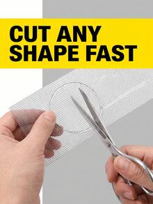 Versatile Screen Repair Tape With Fine Mesh Trimmable Design Sturdy Screen Repair Kit For Diyers Weatherproof Self Adhesive Mesh Patch To Fix Patio Net Scratches Home Window Privacy Film Room Mosquito Net Camping Curtains Decor Essentials - Repair Subsidy - View 8