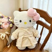1 pièce Peignoir, Pyjama, Peluche, Oreiller de sommeil, Cadeau d'anniversaire, Cadeau de la Saint-Valentin, Souvenir - Gris pâle - Voir 10