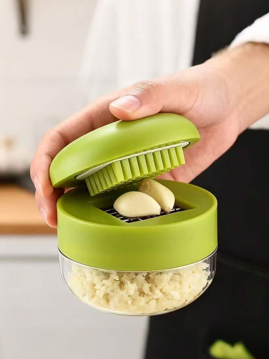 1 buah Alat Penekan Bawang Putih/Penggiling Bumbu/Penghancur Bawang Putih/Penekan Bawang Putih Stainless Steel/Penghancur Bawang Putih/Pencincang Bawang Putih Mini, Penekan Bawang Putih Mini untuk Penggunaan Dapur, Penghancur Bawang Putih Stainless Steel Tipe Tekan untuk Penggunaan Rumah, Alat Kecil Multifungsi Manual - MultiWarna - View 1