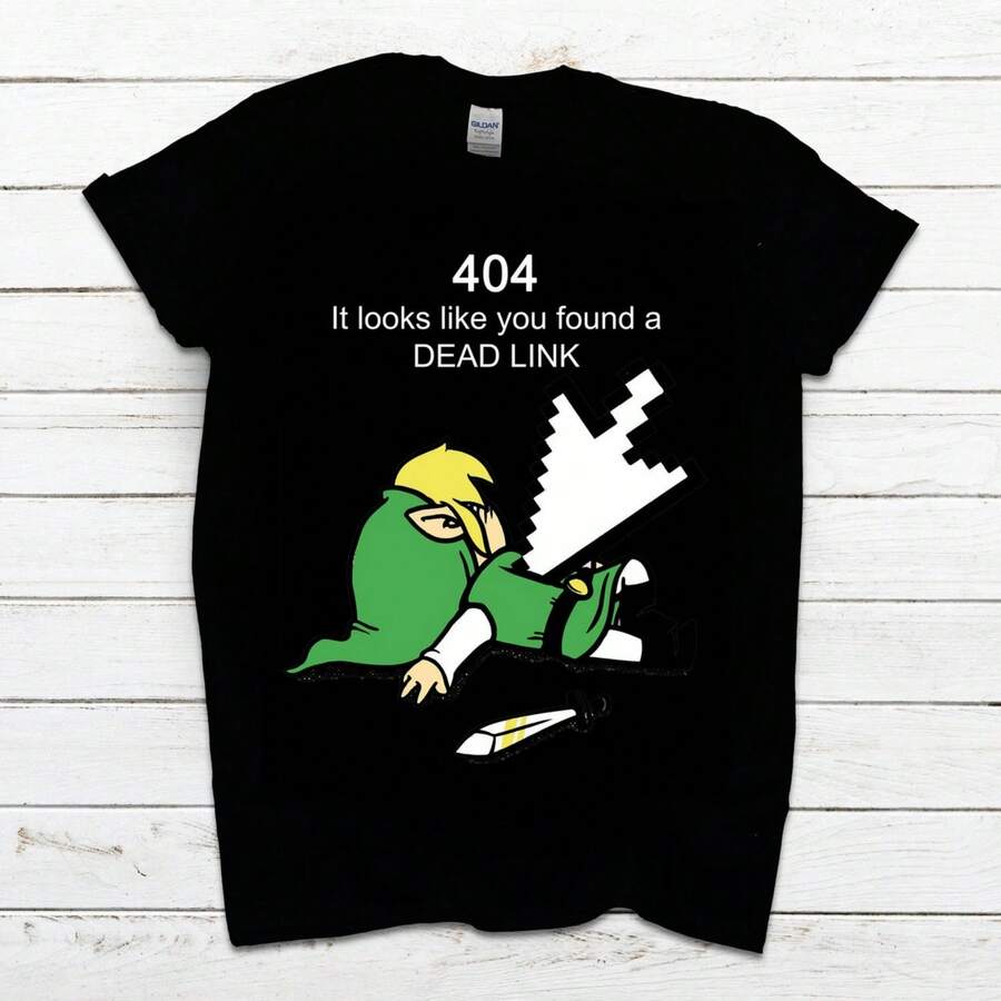 mia Top mia The  of Zelda 404 Dead Link. - Negro - Ver 1