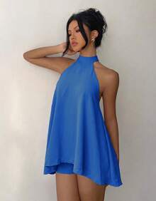 Swisz Women Jumpsuits - Baby Blue - View 2