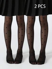 1/2/3/5件女童緊身褲、兒童緊身褲、嬰兒緊身褲、舞蹈褲、足部網格緊身褲、卡通愛心圖案、提花薄款、高彈性足部絲網襪、網襪、舞蹈襪、適合日常穿著、可愛學院風舞蹈褲、春夏秋冬四季通用足部褲、適合學生日常聚會、穿搭緊身褲、可搭配裙子、短褲、小皮鞋、返校季緊身褲、返校、學生、新學期、開學、教室 - 黑色 - 查看 19