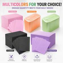 防水一次性美甲沙龍桌墊，3層美甲工作檯面保護墊，防污且衛生，適用於美甲師與美甲沙龍 - 彩色 - 查看 7