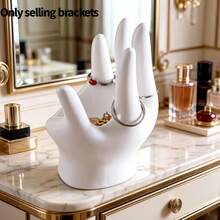 3D Printed Plastic Jewelry Storage Box, Cute Hand Design, Suitable For Storing Rings, Necklaces And Various Jewelry, Practical Accessory Storage Tool, Exquisite Holiday Gift, For Friends And Family - Multicolor - View 5